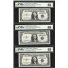 Image 1 : Lot of (3) 1935D $1 Silver Certificate Notes PMG Gem Uncirculated 65EPQ