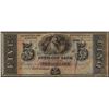 Image 1 : 1800's $5 Citizens Bank of Louisiana Obsolete Note