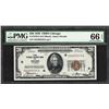 Image 1 : 1929 $20 Federal Reserve Bank Note Chicago Fr.1870-G PMG Gem Uncirculated 66EPQ