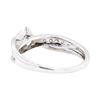 Image 3 : 10KT White Gold 0.30 ctw Diamond Ring