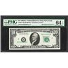 Image 1 : 1963 $10 Federal Reserve Note ERROR Misalignment PMG Choice Uncirculated 64EPQ