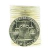 Image 2 : Roll of (40) 1963 Brilliant Uncirculated Franklin Half Dollar Coins