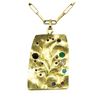 Image 2 : 18KT Yellow Gold Medallion Pendant with Chain