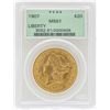 Image 1 : 1907 $20 Liberty Head Double Eagle Gold Coin PCGS MS61