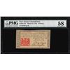 Image 1 : March 25, 1776 New Jersey 18 Pence Colonial Note PMG Choice About Uncirculated 5