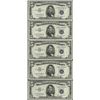 Image 1 : Lot of (5) Consecutive 1953B $5 Silver Certificate Notes Gem Uncirculated