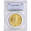 Image 1 : 1922 $20 St. Gaudens Double Eagle Gold Coin PCGS MS65