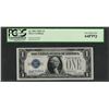 Image 1 : 1928A $1 Funnyback Silver Certificate Note Fr.1601 PCGS Very Choice New 64PPQ