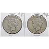 Image 1 : Lot of 1926-S & 1926-D $1 Peace Silver Dollar Coins