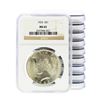 Image 1 : Lot of (10) 1923 $1 Peace Silver Dollar Coins NGC MS65