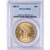 Image 1 : 1885-S $20 Liberty Head Double Eagle Gold Coin PCGS MS61