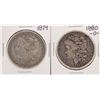 Image 1 : Lot of 1879 & 1880-O $1 Morgan Silver Dollar Coins