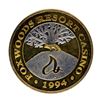 Image 1 : .999 Silver Foxwoods Resort Rhode Islands Casino $10 Limited Edition Gaming Toke