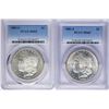 Image 1 : Lot of 1881-S & 1882-S $1 Morgan Silver Dollar Coins PCGS MS65
