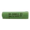 Image 3 : Roll of (50) 1964 Brilliant Uncirculated Roosevelt Dime Coins
