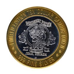 .999 Silver Whiskey Pete's Casino Jean, NV $10 Casino Limited Edition Gaming Tok