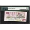 Image 2 : 1988 $1,000 Canada Bird Note BC-61b PMG Choice About Uncirculated 58EPQ