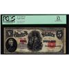 Image 1 : 1907 $5 Woodchopper Legal Tender Note Fr.91 PCGS Fine 12 Apparent
