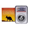 Image 3 : 2010P $1 Australia Kangaroo Silver Coin High Relief NGC PF70 Ultra Cameo w/ COA