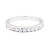 Image 2 : 14KT White Gold 0.50 ctw Diamond Band