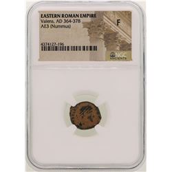 Valens 364-378 AD Ancient Eastern Roman Empire Coin NGC F