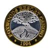 Image 1 : .999 Silver Foxwoods Resort Maine Casino $10 Limited Edition Gaming Token