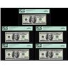 Image 1 : Lot of (5) Consecutive 2001 $100 Federal Reserve STAR Notes PCGS Gem New 66PPQ