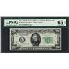 Image 1 : 1934B $20 Federal Reserve Note Boston Fr.2056-E PMG Gem Uncirculated 65EPQ