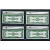 Image 2 : Lot of (4) Consecutive 1923 $1 Silver Certificate Notes PMG Choice Uncirculated