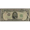 Image 1 : 1950A $5 Federal Reserve Note Gutter Fold ERROR