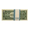 Image 2 : Pack of (100) Consecutive 1957 $1 Silver Certificate Notes