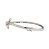 Image 2 : 18KT White Gold 1.52 ctw Diamond Bangle Bracelet