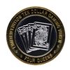 Image 2 : .999 Silver 4 Queens Hotel and Casino $10 Casino Limited Edition Gaming Token
