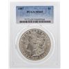 Image 1 : 1887 $1 Morgan Silver Dollar Coin PCGS MS65