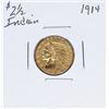 Image 1 : 1914 $2 1/2 Indian Head Quarter Eagle Gold Coin