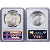 Image 2 : Lot of 1922-1923 $1 Peace Silver Dollar Coins NGC MS65