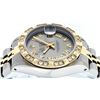 Image 5 : Rolex Ladies Two Tone 14K Gray & Pyramid Diamond Datejust Wristwatch