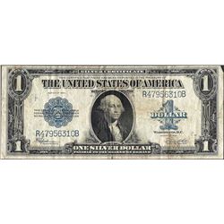 1923 $1 Silver Certificate Note