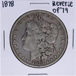 1878 Reverse of 79' $1 Morgan Silver Dollar Coin