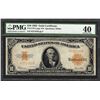 Image 1 : 1922 $10 Gold Certificate Note Fr.1173 Large S/N PMG Extremely Fine 40