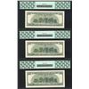 Image 2 : Lot of (3) Consecutive 2001 $100 Federal Reserve STAR Notes PCGS Gem New 66PPQ