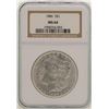 Image 1 : 1886 $1 Morgan Silver Dollar Coin NGC MS64