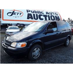 A3 --  2004 CHEVROLET VENTURE , Blue , 2989230  KM's