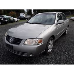 B2 --  2004 Nissan Sentra , Brown , 103 342  KM's