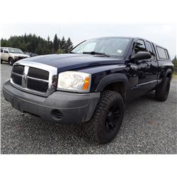 H3 --  2005 Dodge Dakota S Ext Cab , Blue , 174328  KM's