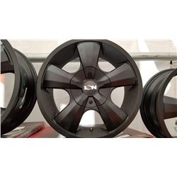 Set of 4 17" Black ION Wheels