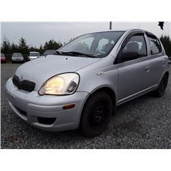 A7 --  2004 Toyota Echo , White , 390892  KM's