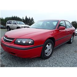 L5 --  2004 Chevrolet Impala , Red , 190430  KM's