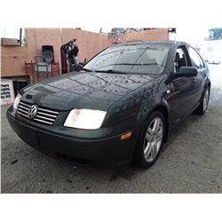 A11 --  2002 Volkswagon Jetta , Green , 201341  KM's