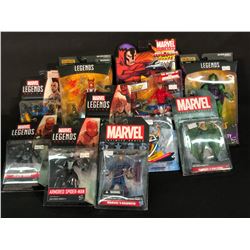 LOT OF ASSORTED MARVEL LEGENDS AND OTHER FIGURINES